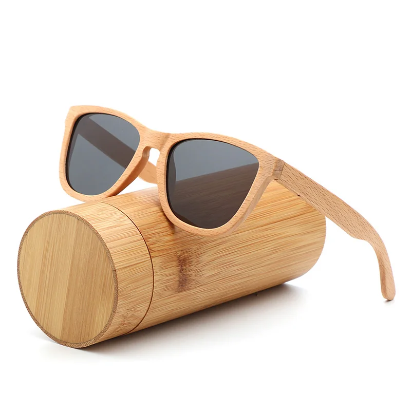 

Fashion Square Handmade Lady sunglasses Natural Wood High Quality Travel Men and Women Polarized Sunglasses