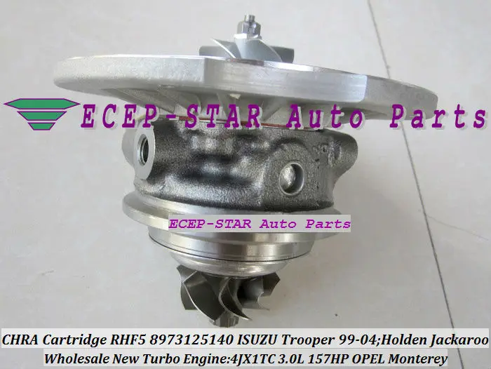 

Turbo Cartridge CHRA RHF5 8971371093 8972503642 8972503640 8972503641 For ISUZU Trooper 99- Jackaroo For OPEL Monterey 4JX1 3.0L