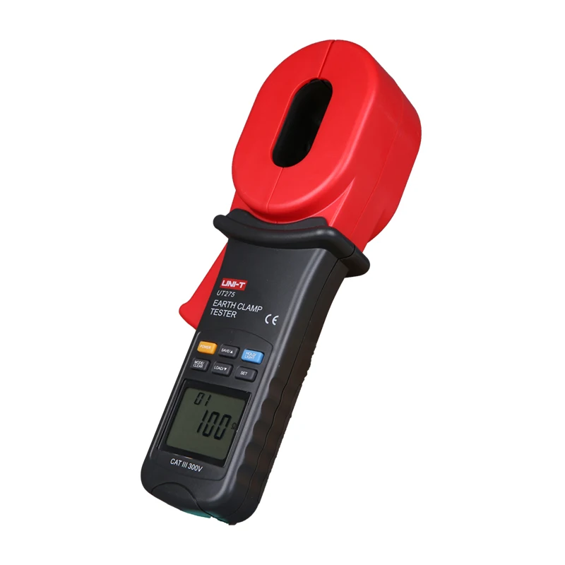 UNI-T UT275 Clamp Earth Ground Testers Resistance  Leakage Current Auto Range Data Storage