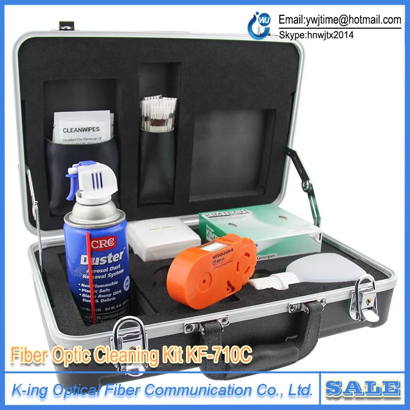 Fiber Optic Cleaning Kit KF-710C Japanese fiber cleaning pen NTT cleaner Cotton swab cleaning tool kit BY DHL