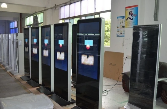 42 47 55นิ้ว Touchscreen Self Service Kiosk Totem Lcd Digital Signage Player ทีวีจอแอลซีดี Totem ป้าย