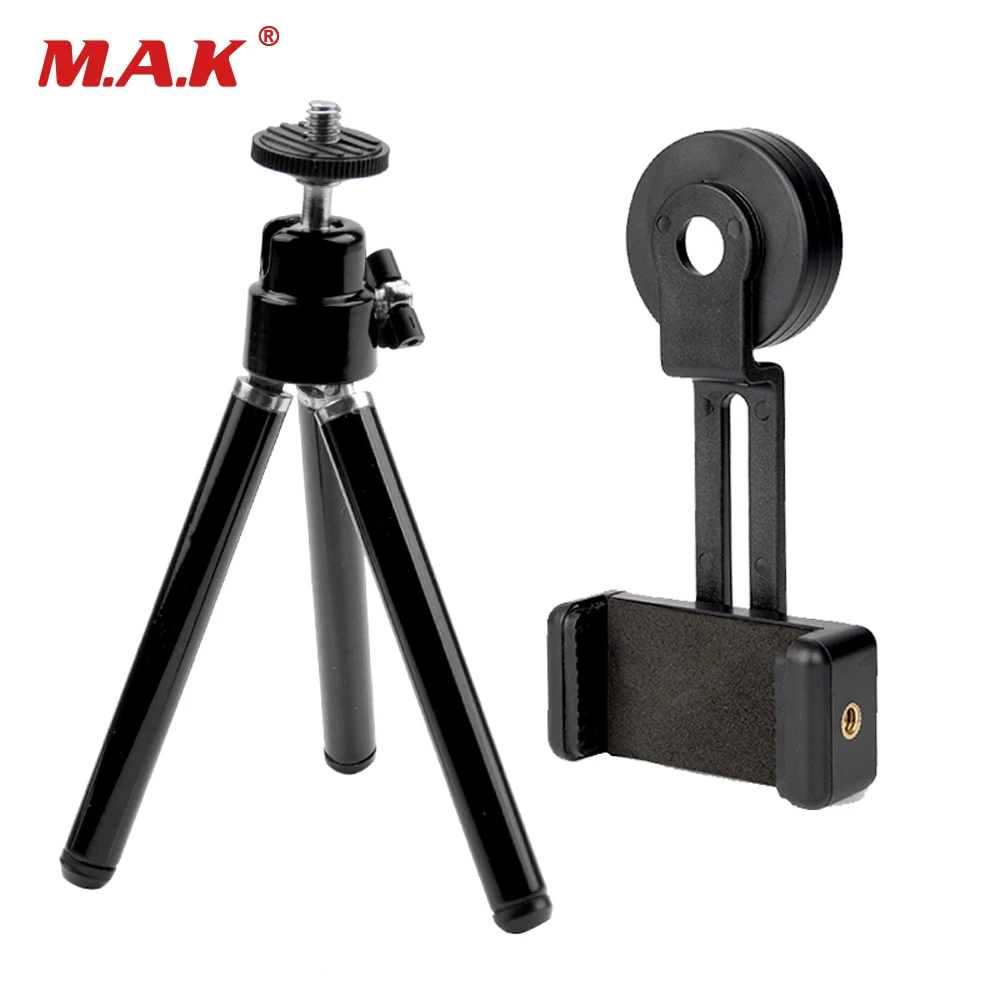 Telescope Connection Clip and Tripod Adjustable Telescope Accessories for Mobile Phone Minocular Holder Watching