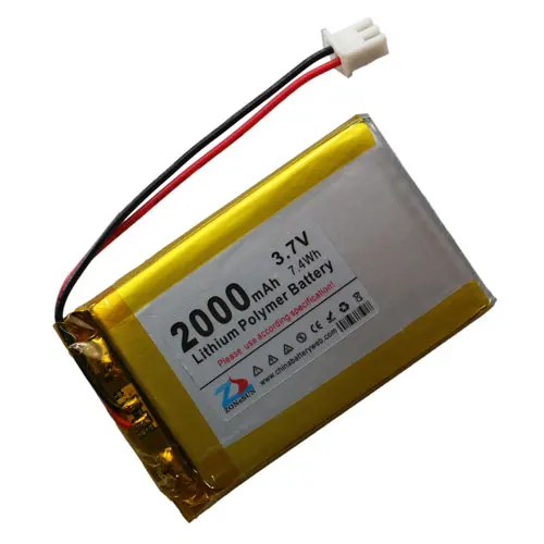 In 2000mAh 504078 3.7V students tablet computer story machine lithium polymer battery 524078 Rechargeable Li-ion Cell