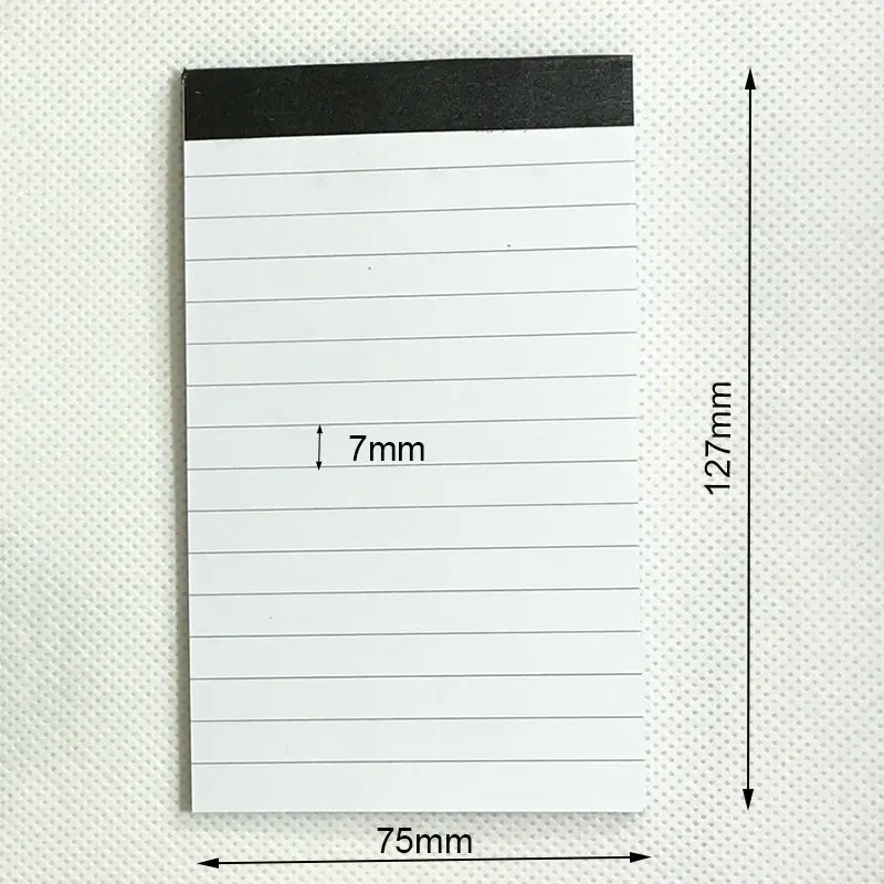 Wholesale 10 pcs/lot  High Quality Mini Notepad 30 Sheets Paper With Line Memo Pads Notebook Paper Hand-tearable Sticky Notes