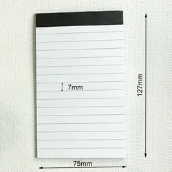 Wholesale 10 pcs/lot  High Quality Mini Notepad 30 Sheets Paper With Line Memo Pads Notebook Paper Hand-tearable Sticky Notes