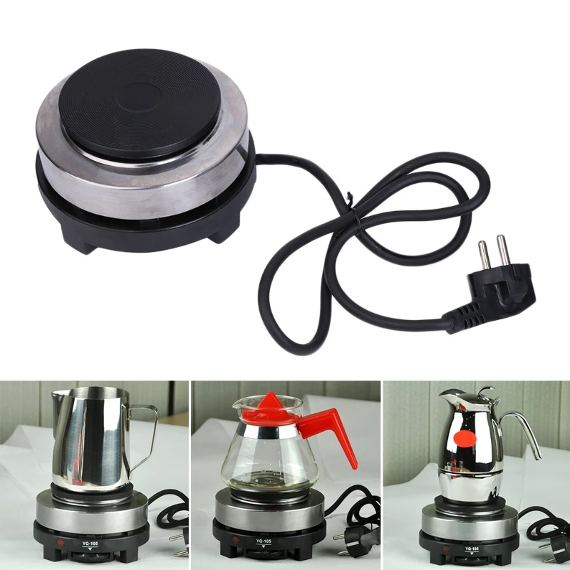 220V 500W Electric Mini Stove Hot Plate Multifunction Cooking Coffee Heater New Mar28