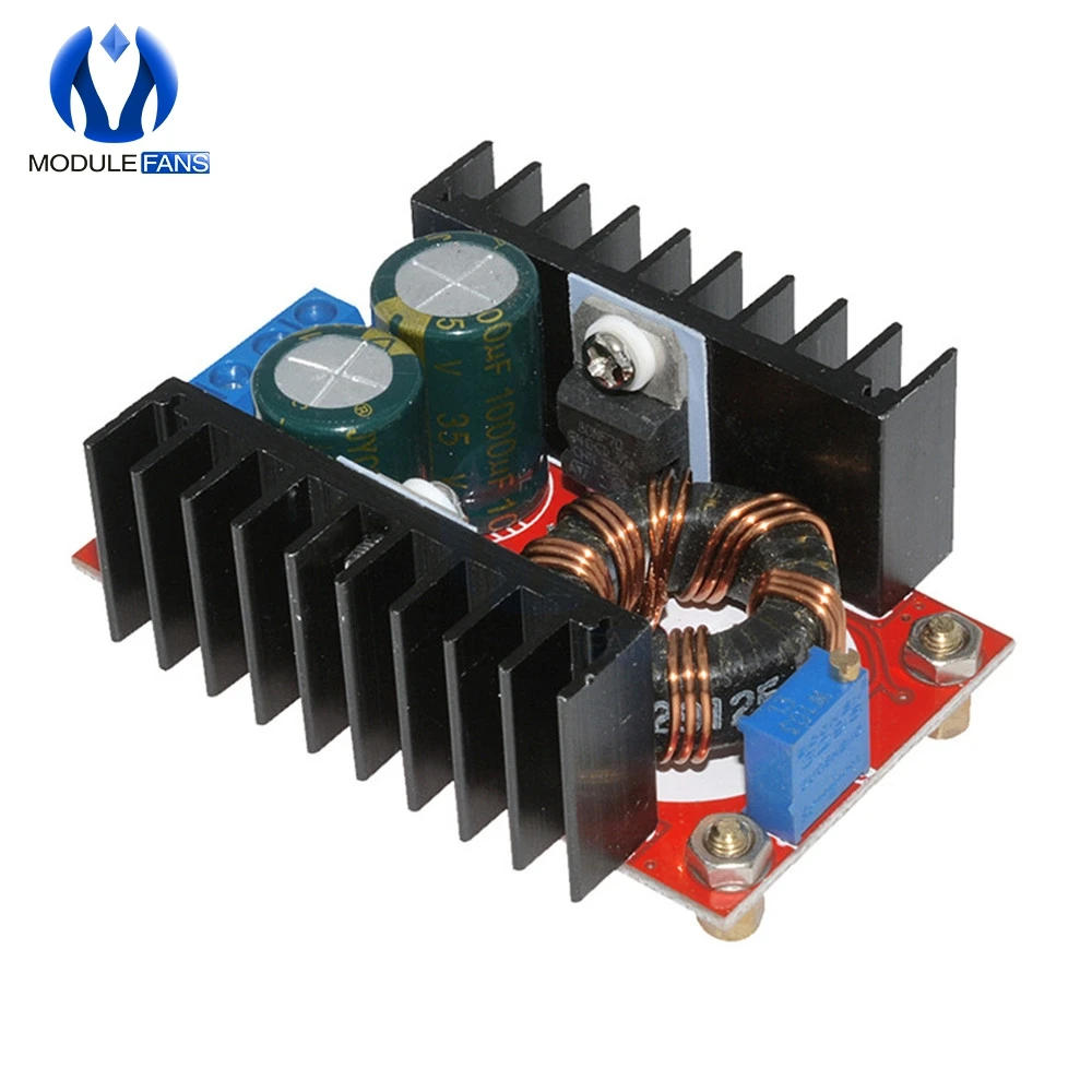 DC-DC Boost Converter DC DC Step Up Converter Module Adjustable Static Power Supply Voltage Regulator Step Up Module 150W 5V