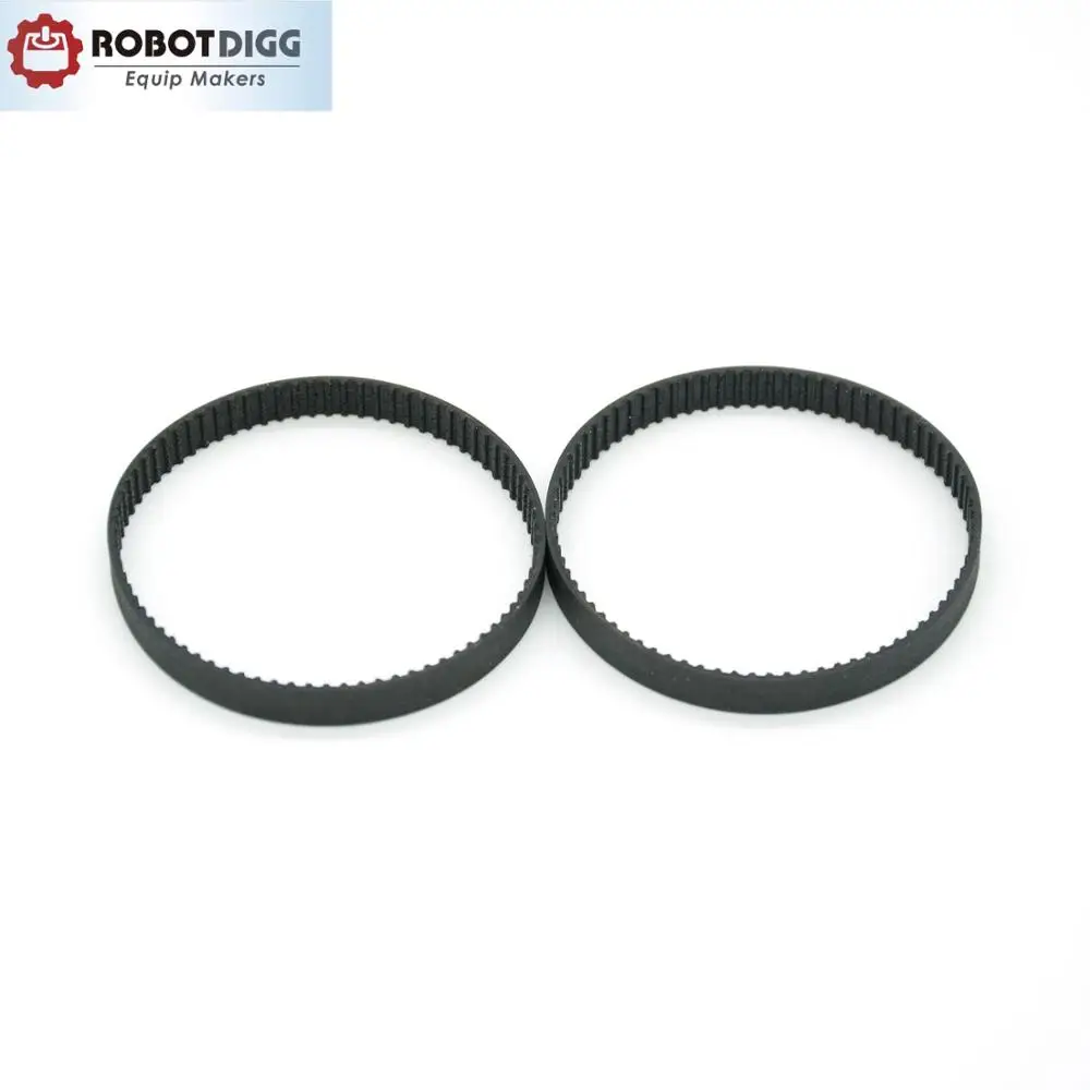 10pcs/lot, MXL Timing Belt, Closed-loop, B118MXL, 3mm 6mm width