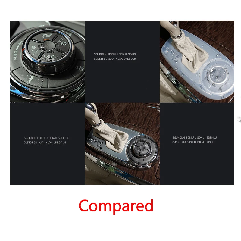 For Nissan PATROL Y62 Gear Shift Drive Control Dustproof Cover Collars Interior Mouldings Accessories 2016 2017 2018 2019