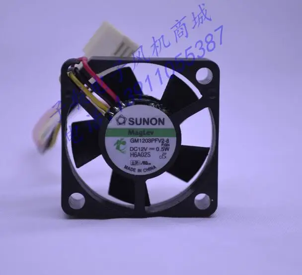 Original  GM1203PFV2-8 0.5W 30*30*10MM 3 wire cooling fan CPU fan