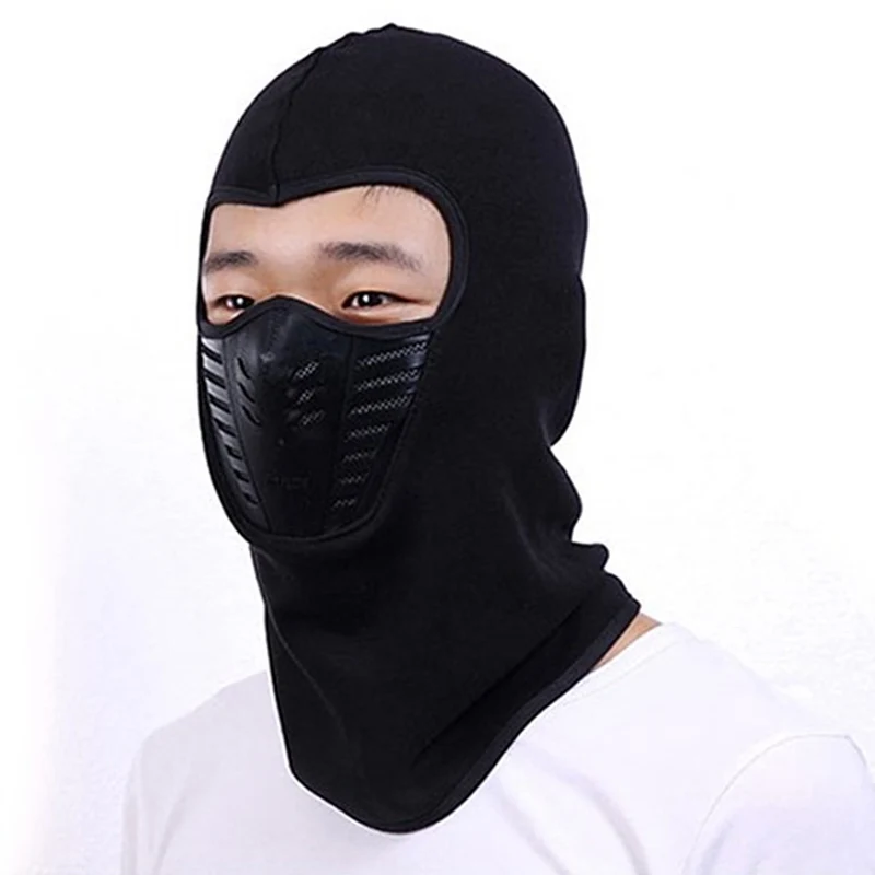 Winter Warm Motorcycle Windproof Face Mask Motocross Face masked Cs Mask Outdoor Warm Bicycle Thermal Fleece Balaclava