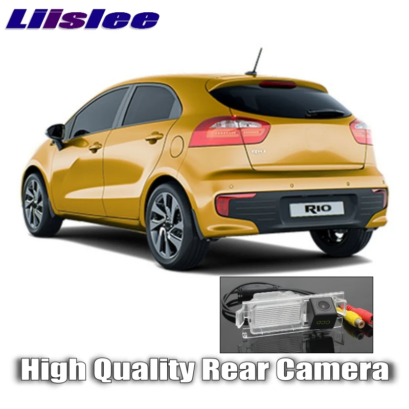 

For KIA Rio K2 Pride Hatchback2011~2017 LiisLee Car Reversing image Camera Night Vision HD WaterProof Rear View back up CAM