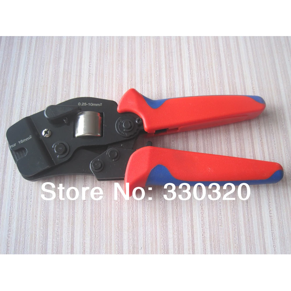 Cable End-sleeves Crimping Plier Self Adjusting Ratcheting Ferrule crimper 0.25-16mm2 C-0816