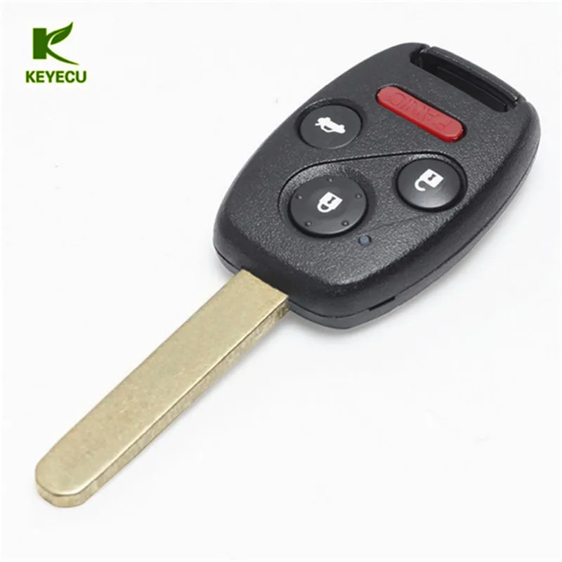 เปลี่ยน KEYECU รีโมทคีย์ Fob 3 + 1 ปุ่ม 313.8MHz แยก ID8E ชิปสำหรับสำหรับ 2005 2006 2007 honda Civic Fit