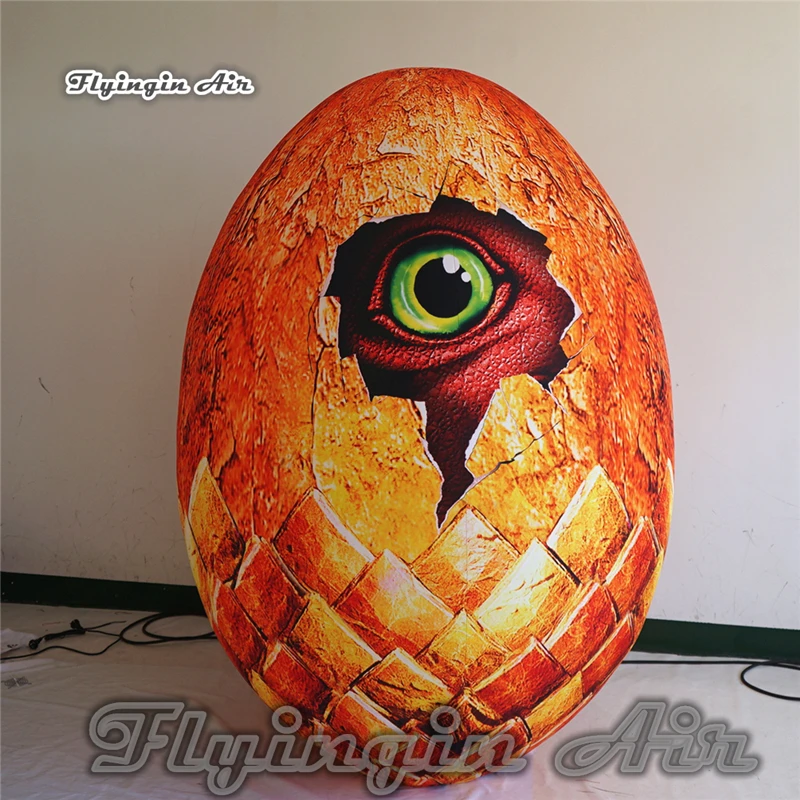 

Personalized Inflatable Dinosaur Egg Fossil Model Balloon Large Blow Up Broken Dragon Egg For Zoo Park And Halloween Decoration