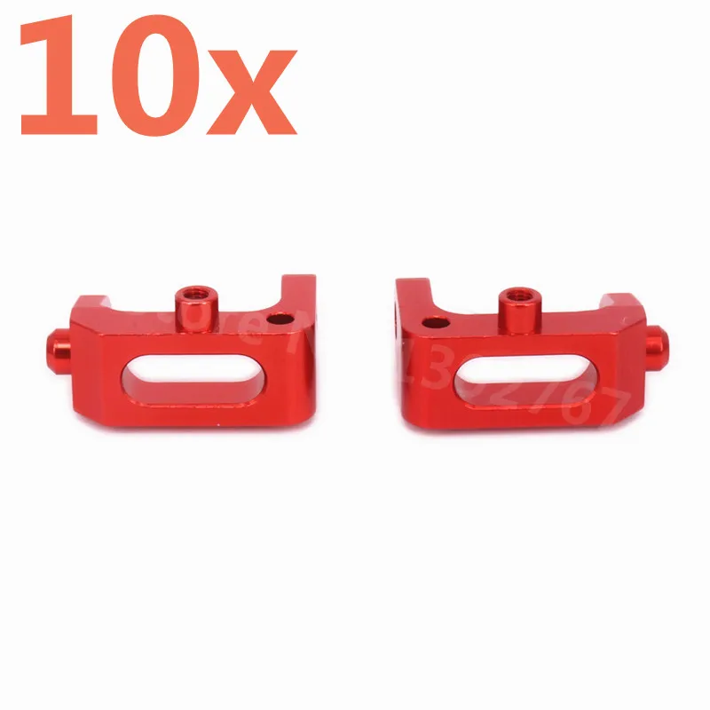 10 Pieces RC Cars Aluminum Alloy Upgrade Front C Hub Carrier For RC Model Car 1/10 Scale Kyosho Optima 4WD CNC New Hobby Buggy