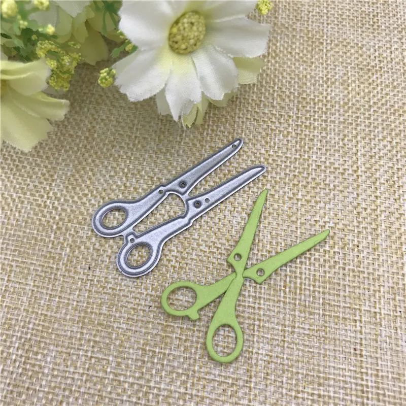 Christmas Hand sciss Metal Cutting Dies Stencil for DIY Scrapbooking Photo  Embossing Paper Cards Decorative Crafts Die Cuts