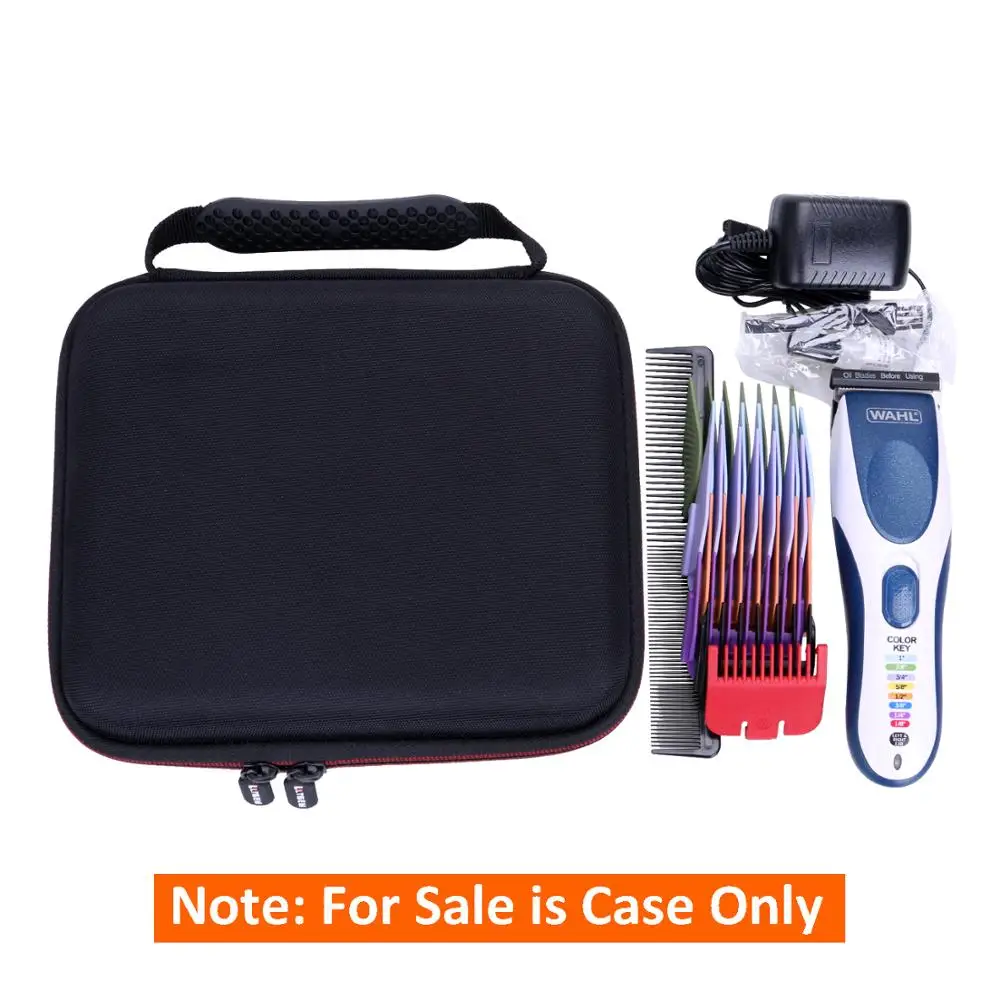 LTGEM EVA Waterproof Waterproof Hard Case for Wahl Color Pro Cordless Rechargeable Hair Clippers Hair trimmers 9649