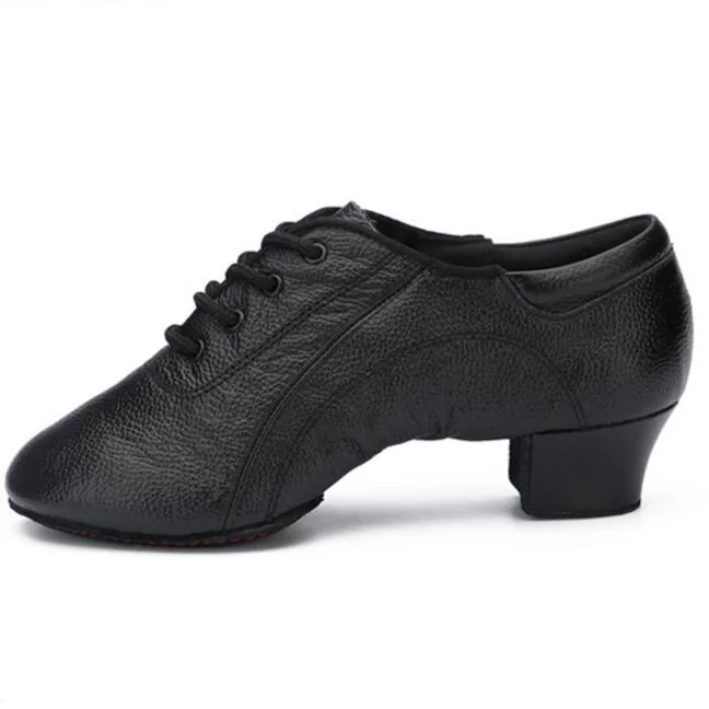 Chaussures de sport en cuir pour hommes et femmes, chaussures de danse à semelle souple, pour salle de bal, Ventilation pour enfants