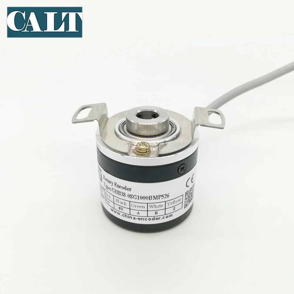 

China 5VDC Line Driver Optical Incremental Blind Hollow Shaft Rotary Encoder 100 200 500 600 1000 1024 2000 2500 3600 PPR GHB38