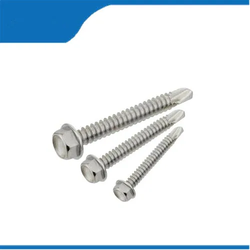 self-tapping roofing M4.8 Roofing Screws Tapping Screw Self Drilling Sheet Metal Hex Washer Head Screws Stainless Steel 410