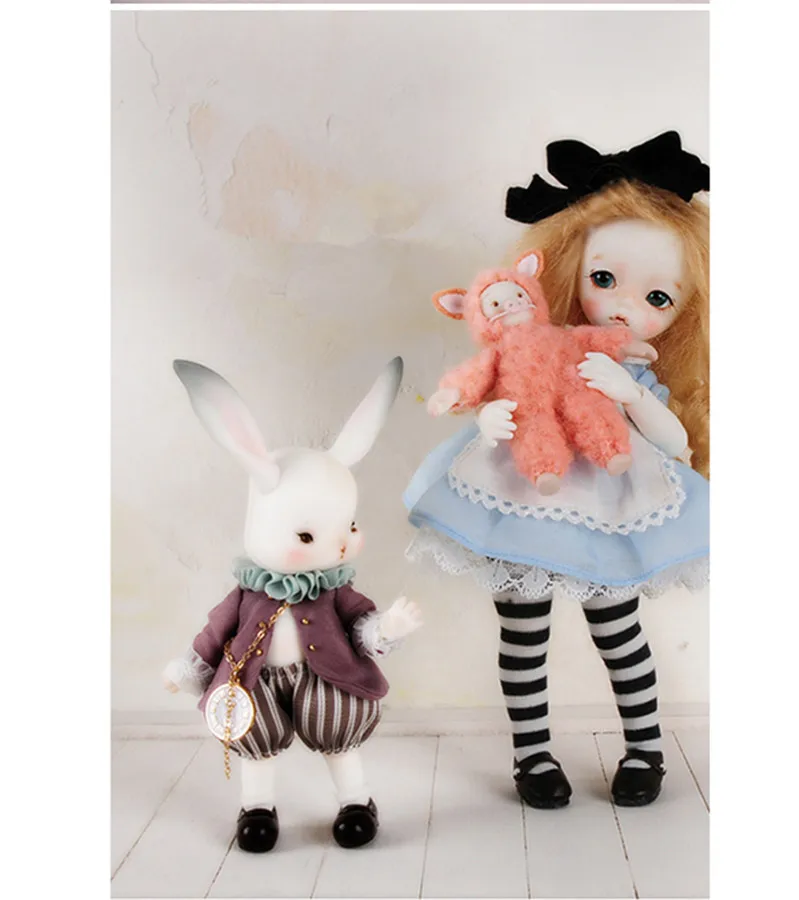 BJD 1/8  Doll- 1.7 Fashion Baby Girl -Doll Toy   (free send a pair of eyes)