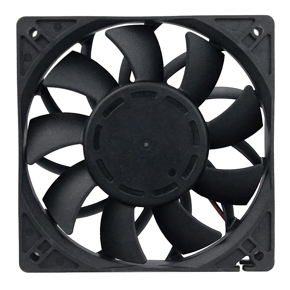 Gdstime Lớn Luồng Không Khí 12 Cm 120 Mm 120 Mm X 120 Mm X 25 Mm 12V 0.35A Bóng chịu Lực Cao Áp Lực Gió Làm Mát Quạt