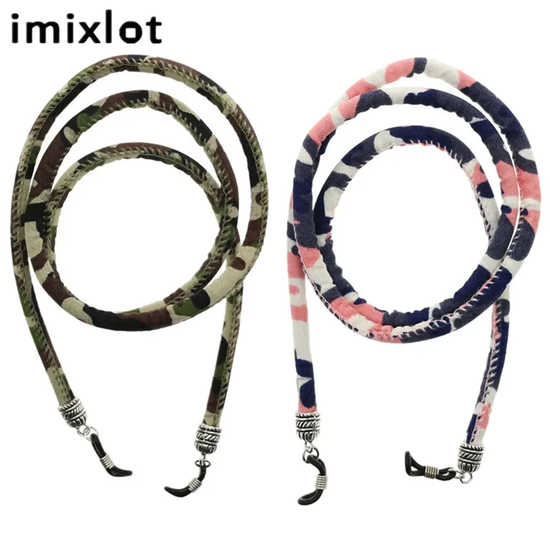 Vintage Camouflage Green/Pink Glasses Rope Sports Non-slip Coarse Eyewears Cord Holder Neck Strap Rope