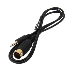 1 Pcs Car Stereo Connector Radio CD Changer Port To 3.5mm Male Aux Cable For Kenwood Head Unit 13Pin Disc Interface