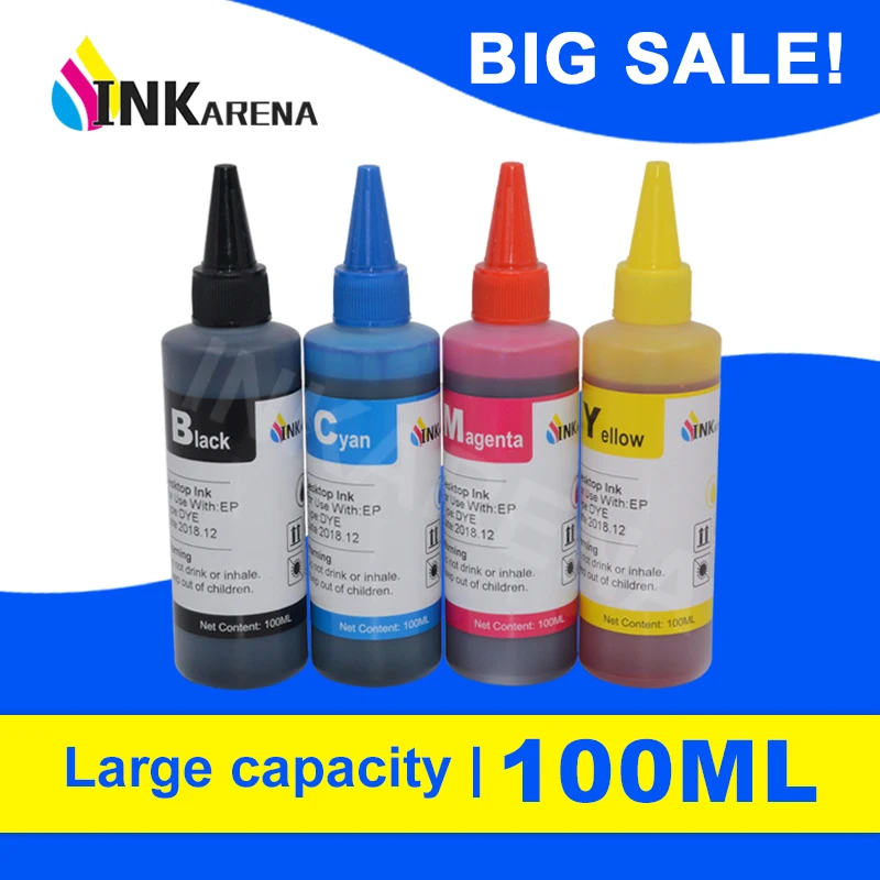 Bottle Ink Printer Dye Ink Kit For HP907 For HP 907XL Refill Cartridge Officejet Pro 6974 6975 6978 6979 All-in-one Printers