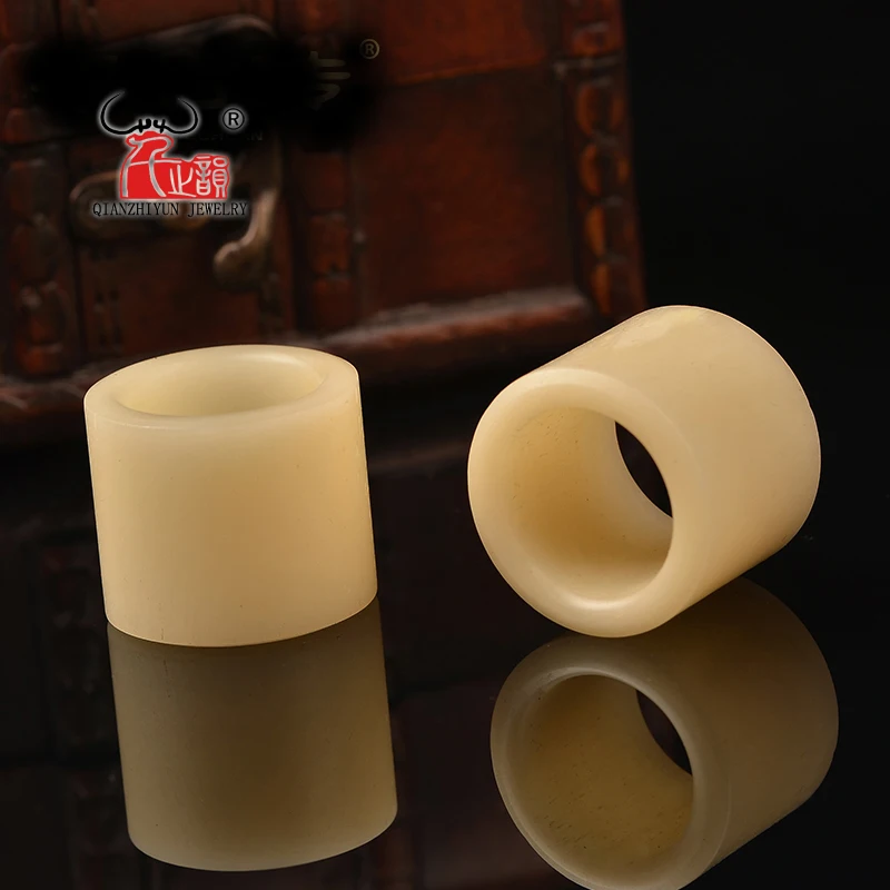 Natural ox bone with the shape of the original color pendant DIY bodhi buddhist beads accessories.