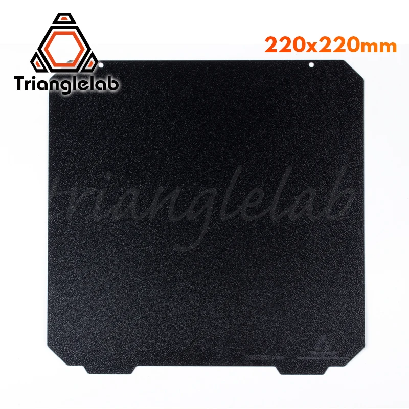 C Trianglelab 220 X220 Double Sided Textured PEI Spring Steel Sheet Powder Coated PEI Build Plate For Anet A8 Robo R2 Wanhao Etc