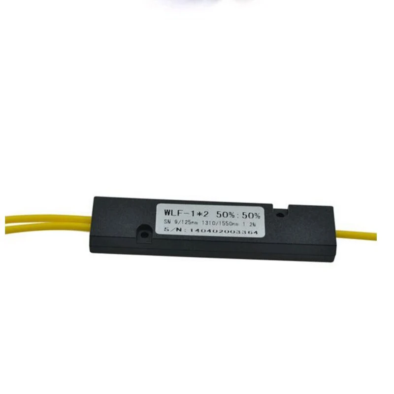 SC UPC PLC 1X2 Fiber Optic splitter PLC 1X2 SC UPC Mini Single Mode 1260-1650nm FBT Optical Splitter Optic Coupler