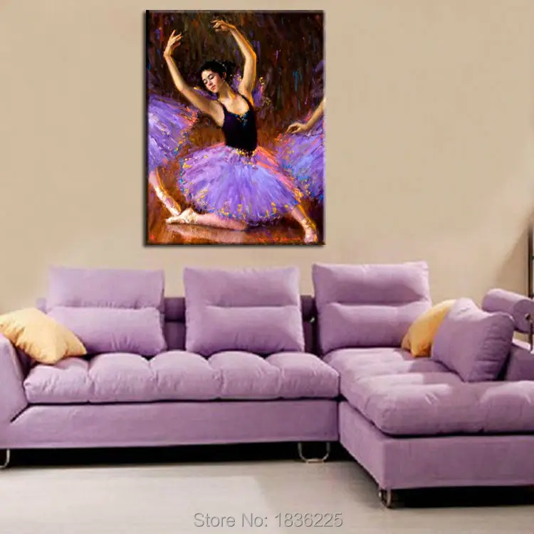 Paintings art Canvas oil paintings girl wallpapers canvas paintings ballerinas oil painting home decor wall decoration