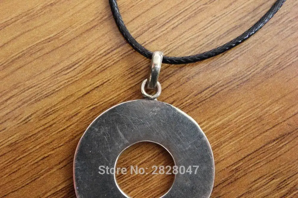 PN237 Handmade Nepal Circle 33mm Pendnant Ethnic Tibetan Six Mantras Om Mani Padme Hum Amulet Pendants