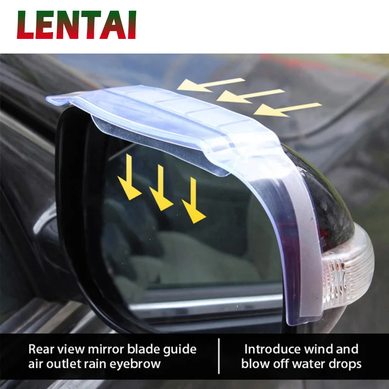 LENTAI For Skoda octavia a7 a5 rapid fabia Suzuki swift grand Seat leon ibiza Lifan Car Rearview Mirror Rain Eyebrow Visor Shade