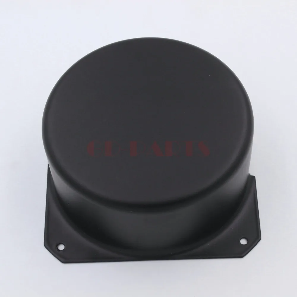 GD-PARTS 105mm Runde Schwarz Eisen AMP Triode Transformator Abdeckung Schützen Fall Gehäuse Box Hifi Vintage Rohr Audio AMP DIY