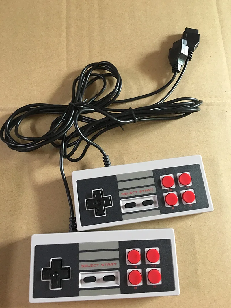 عصا تحكم في ألعاب الفيديو بأربعة أزرار لـ NES JoyStickfor NES NTSC لألعاب Coolbaby 600 500 620
