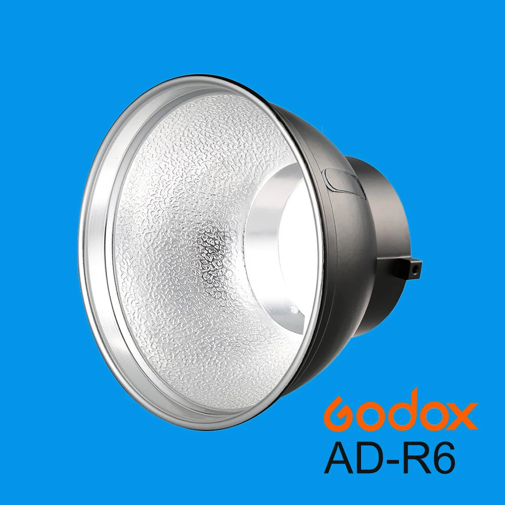 Godox-Reflector redondo para estudio de fotografía, accesorios de montaje Bowens estándar para Godox AD600BM AD600B, AD-R6, 169mm, aproximadamente 7"