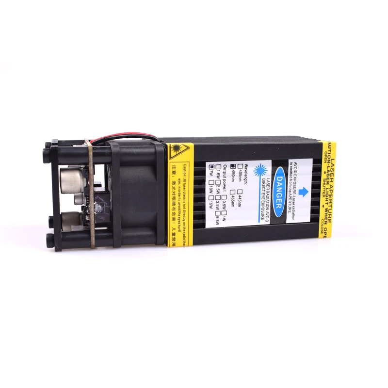 CNC الأزرق النقش بالليزر وحدة 15 W 5.5 W 7 W 450nm 12 V focusable من وحدة ليزر آلة الحفر جزء الليزر رئيس مع TTL PWM