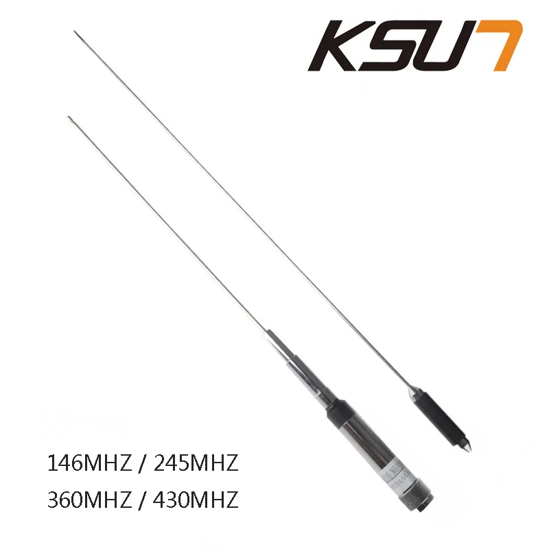 KSUN NL-770R Four Band 146/245/360/430MHZ Mobile Radio Antenna for TM471 TM271 YAESU FT-7800 FT7900 770R Walkie Talkie Antenna