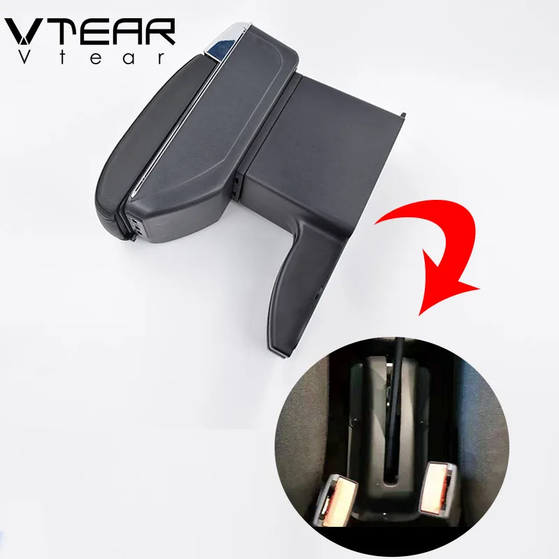 Vtear Armrest Center Console Storage Box Container Car-Styling Interior Decoration Accessories Parts For Datsun On-do Mido Grant