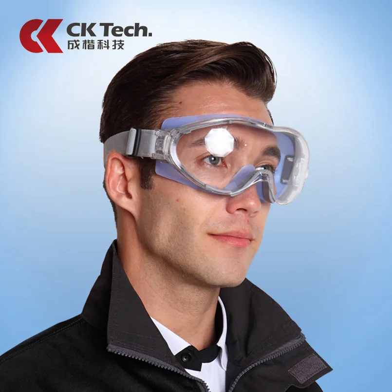 CK Tech.Transparent Safety Goggles Windproof Shockproof Tactical Anti-fog Riding Anti-dust Industrial Labor Protection Glasses