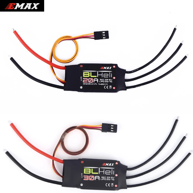 1pcs EMAX BLHELI 20A 30A 2A 5V Electric Speed Controller for QAV250 250 FPV Quadcopter