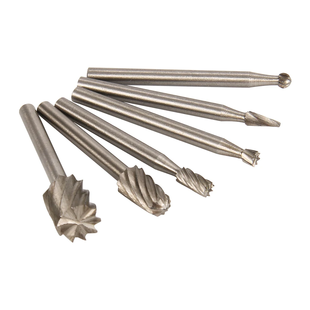 30 stücke 1/8 "Schaft HSS Router Bit Rotary Burr File Fräsen Bohrer Cutter für Dremel