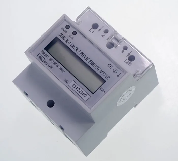 DDS238-4 230V 30(100)A 50Hz single phase LCD Display DIN-rail Type digital watt Hour kWh Meter Energy meter tester monitor