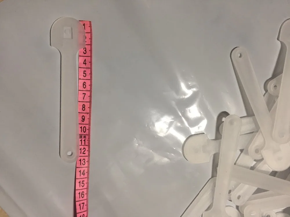 100 stücke dicke Qualität DIY klare Kunststoff Hand Fan Hochzeits feier bevorzugen Zubehör transparente Fans Zubehör – Detail 2