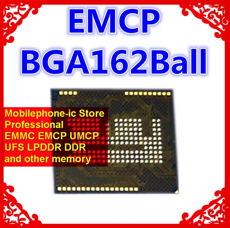 KSLCCBL2RA2H2A BGA162Ball EMCP 4+2 512MB Mobilephone Memory New original and Second-hand Soldered Balls Tested OK