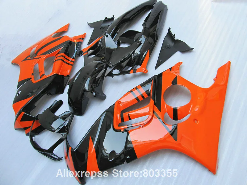 Hot sale Fairings for HONDA CBR600 f3 96 95 cbr 600 ( Orange + black ) fairing kit 1995 1996 xl100