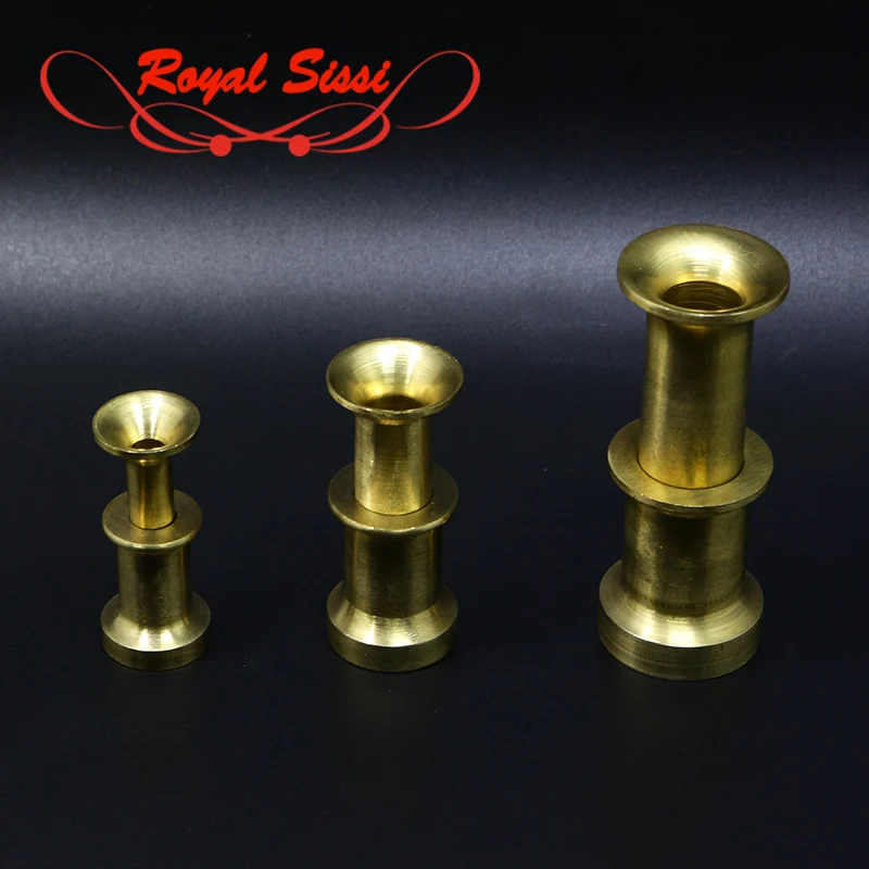 Royal Sissi 3sizes hefty brass hair stacker well-appointed brass material stacker for calf body hair&calf tail fly tying tools